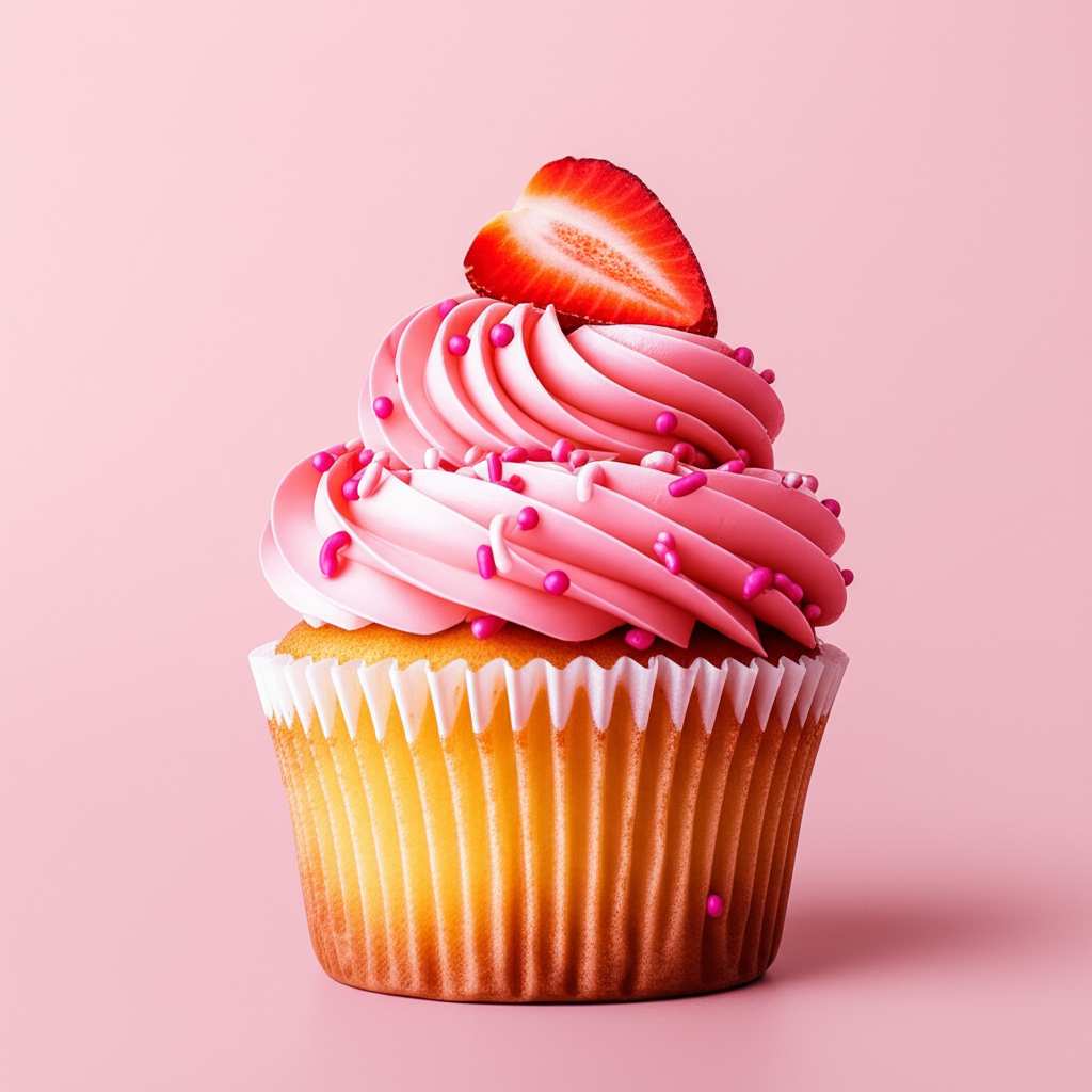 Cupcake Fraise